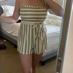 Rouched romper